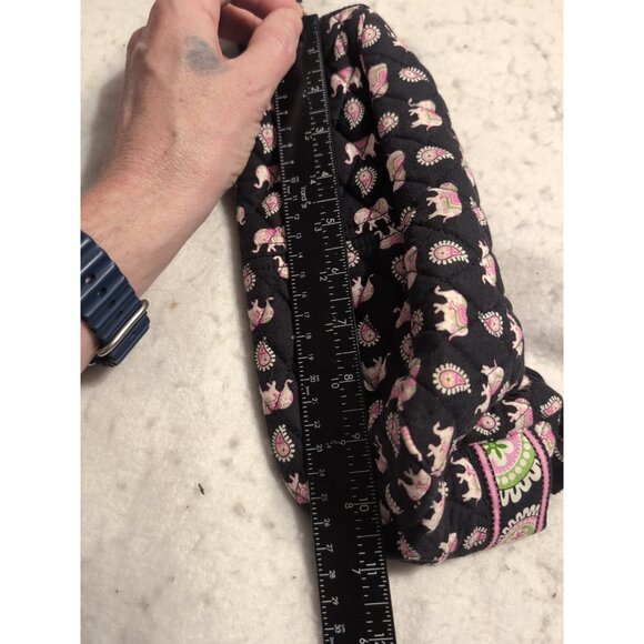 Vera Bradley Pink Elephant small Handbag Top Zip - Picture 9 of 10